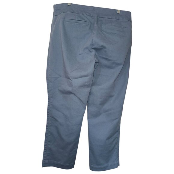 Croft & Barrow Womens Effortless Stretch Pants Blue Size 16 Regular - Picture 5 of 7
